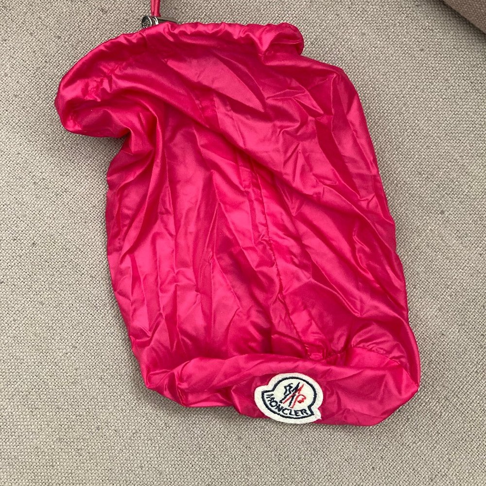 Authentic Moncler Storage Pouch for Light Vest or Coat